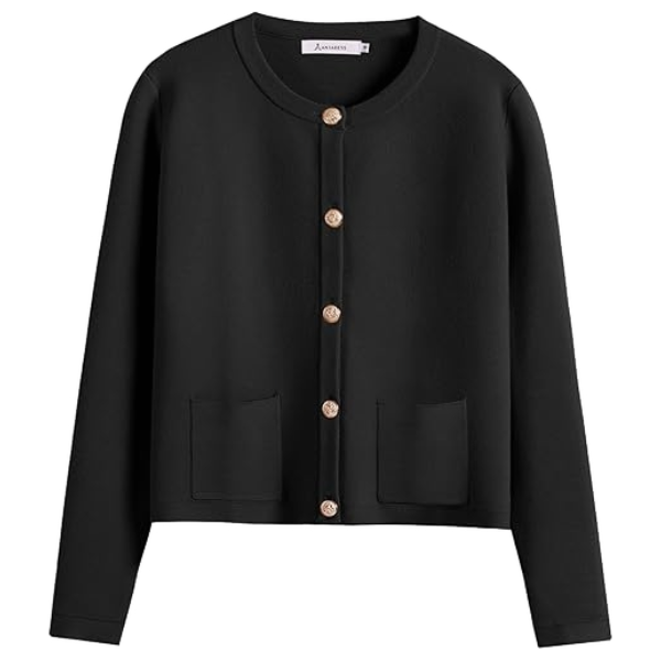 ANRABESS Women Cardigan Sweaters Button Down