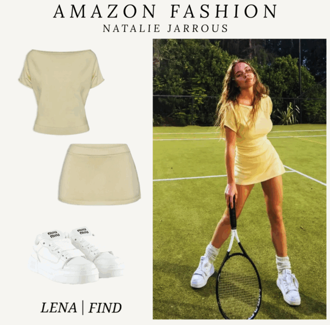 Yellow Top and Short : Casual Outfit For Tenis