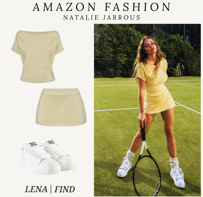 Yellow Top and Short : Casual Outfit For Tenis
